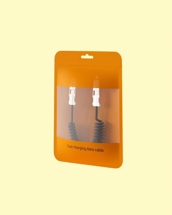 4-in-1 Coiled Charging Cable