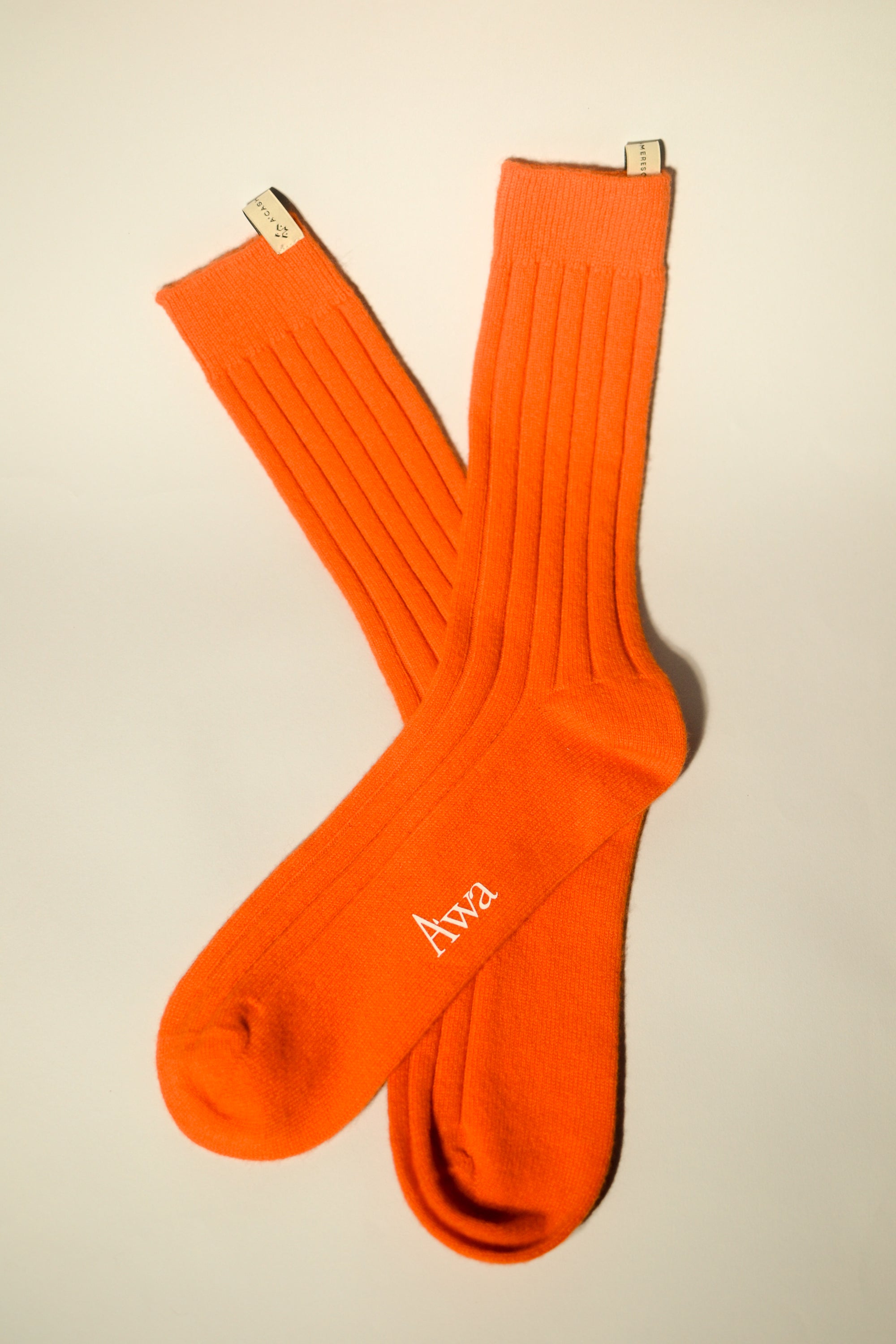 Ribbed Cashmere Socks