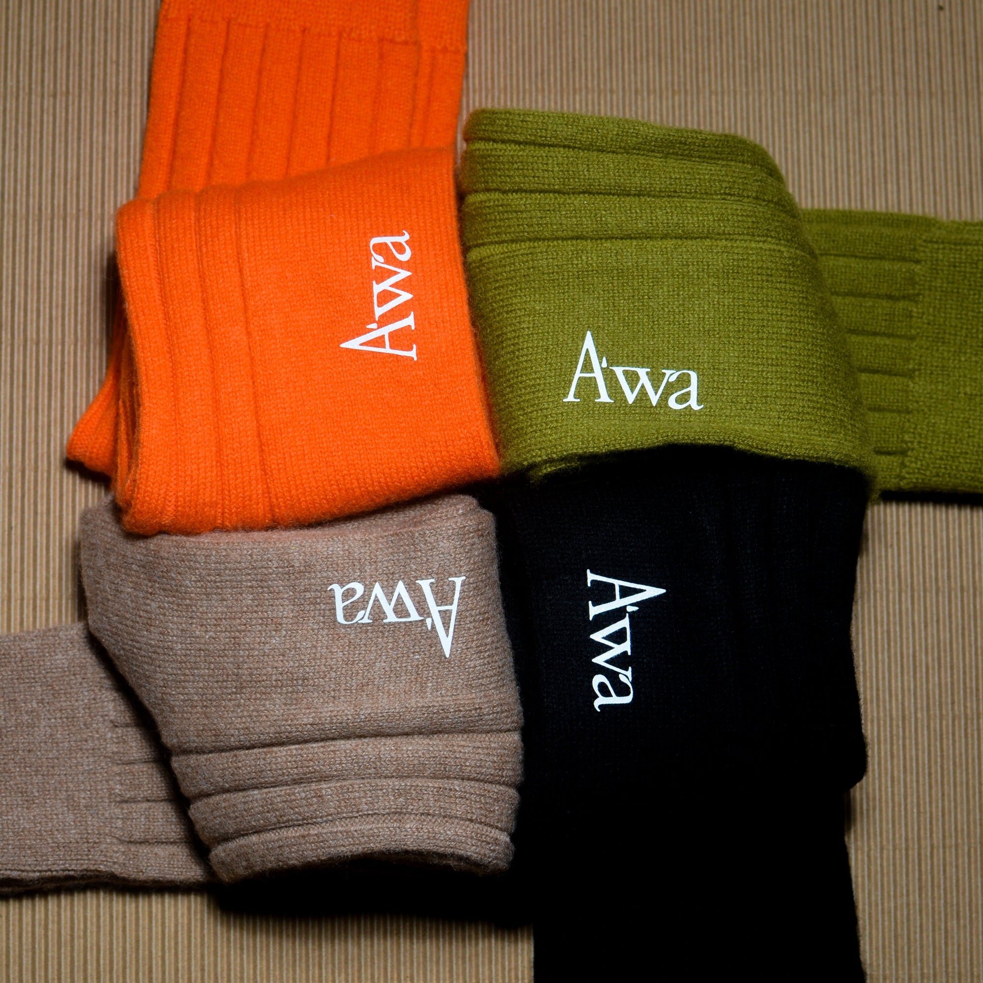 Ribbed Cashmere Socks